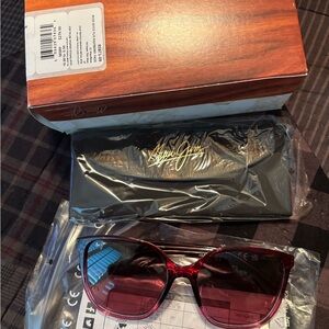 Maui Jim Good Fun Raspberry Fade Sunglasses $279 NEW